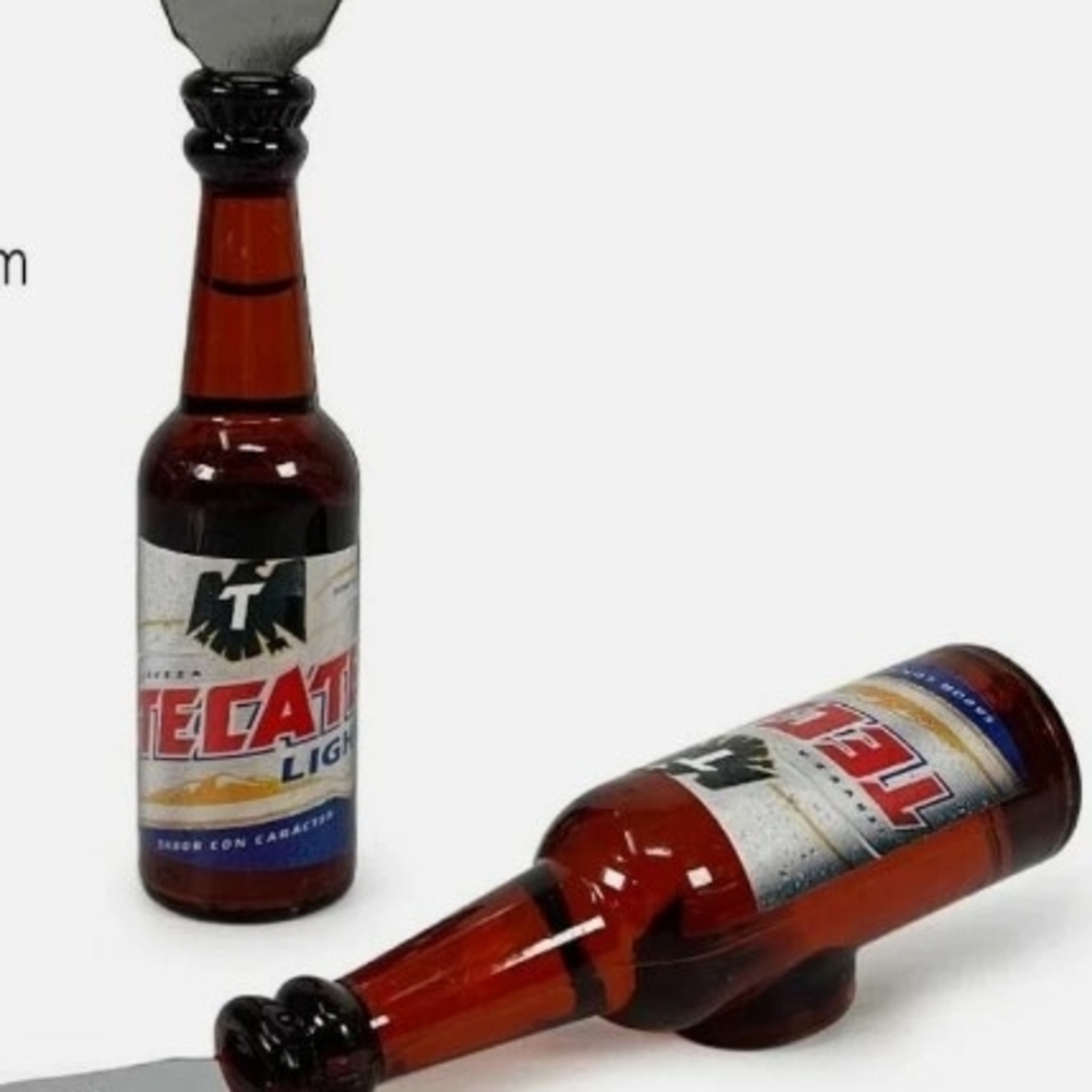 Tecate Light Beer Bottle Opener Brown